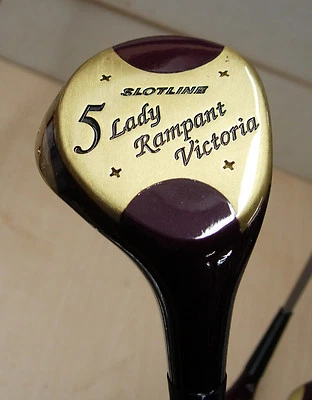 g4 5W  NOS 1990's Slotline LADY RAMPANT VICTORIA 5W Graphite Shaft RH - Image 1 of 4