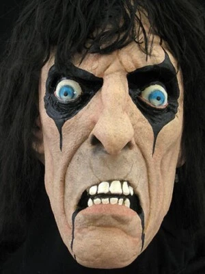 Alice Cooper Official Halloween Mask Trick Or Treat Studios New Ships From USA - Image 1 of 4