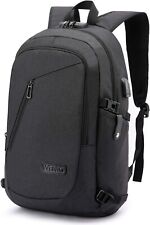 Anti-Theft Laptop Backpack with USB Charging Port Business Travel College School