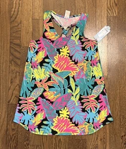 Cat & Jack Girl's Size Medium (8) Floral Printed Cover Up Dress - Picture 1 of 8