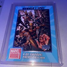 Marvel Annual 2020-21 (UD) NUMBER 1 SPOT Insert N1S-25 X OF SWORDS: CREATION #1