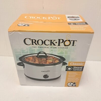 Crock-Pot Classic 5-Quart Convenient Warm Setting Original Slow Stoneware Cooker - Image 1 of 4