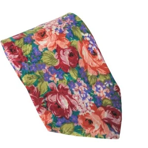 Camden Court Krawatte Floral Blumen Rosen Mehrfarbig Neuheit - Bild 1 von 6