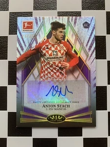 2021-22 Topps Tier One Bundesliga Auto RC Anton Stach /50 1. FSV Mainz 05 - Bild 1 von 2