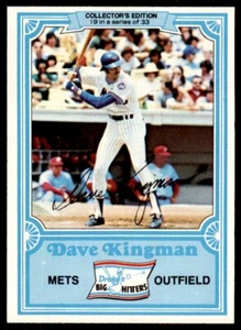 1981 Topps Drake's Big Hitters Dave Kingman . New York Mets #19 - Picture 1 of 2