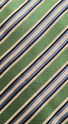 Corbata de cuello Stafford Performance Repp hecha a mano 100 % seda para hombre Foto 1 de 4