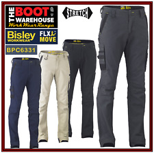 Bisley BPC6331 Men's Workwear 'FLEX & MOVE' Stretch Utility Cargo Pants 