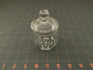 Heisey Glass Mustard Jar Colonial Panel Pricilla - Picture 1 of 5