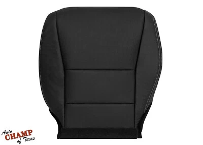 2013-2017 Honda Accord 4-DR -Driver Side Bottom Genuine Leather Seat Cover Black - Image 1 of 4