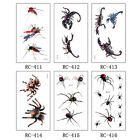 3D Spider Tatoo Scorpion Temporary Tattoo Stickers For Halloween TrickyL_hgM Jo