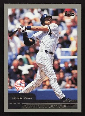 2000 Topps Traded & Rookies #T127 David Justice New York Yankees cantidad Foto 1 de 2