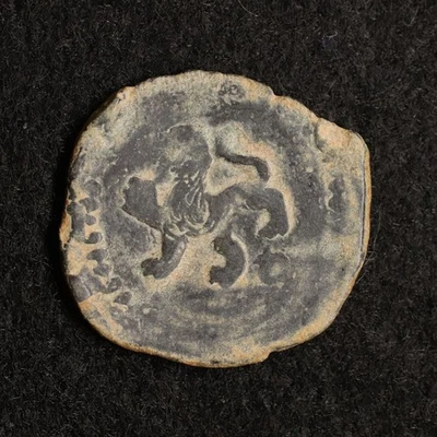 *Spain, Philip II period Cuarto copper coin 1580-91 [E1507]7a2 - Image 1 of 2