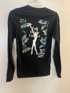 Camiseta de manga larga para mujer Cal State Fullerton College Dance Concert XS negra - Imagen 1 de 6
