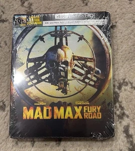 BRAND NEW Mad Max Fury Road 4K UHD + Blu-ray Digital Steelbook Limited Edition - Picture 1 of 3