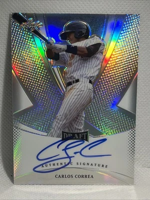 CARLOS CORREA 2013 LEAF METAL DRAFT autograph #BA-CC1 BGS - Image 1 of 2