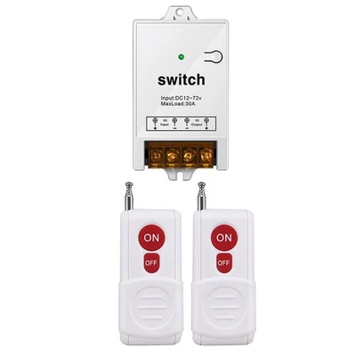 433MHz Remote Control Relay Switch 500m Long Range Wireless Remote Switch  New - Image 1 of 4