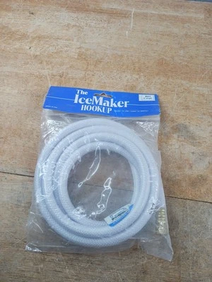Conexión Nda The Ice Maker Modelo R211 6' Blanco Poli Línea Trenzada 1/4c X 1/4c Foto 1 de 4