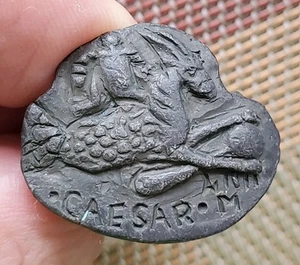 Antiker Römisches Reich Legionär massiv Silber Militär Ring Bein IV Julius Caesar - Bild 1 von 10