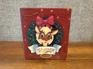 Vintage Rudolph The Red Nosed Reindeer The Movie Christmas Ornament Music Box Co - Picture 1 of 6