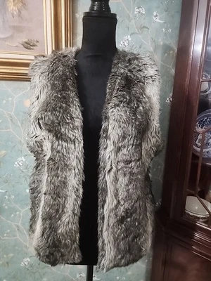 Chaleco para mujer Delia talla XL piel sintética marrón X-LARGE  Foto 1 de 4