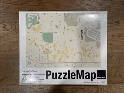 Puzzle Map Las Vegas 1000 Pieces By Design Ideas - Image 1 of 3