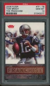 Fleer Tom Brady Gem 2006 come nuovo PSA 10 grado da collezione patriots bucanieri basso POP - Foto 1 di 1