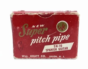 Vintage Super Pitch Pipe WM Kratt SN-10 Guitar n in Original Box - Picture 1 of 5