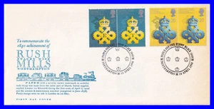 1990 QUEEN'S AWARDS: D Rutt 'Paper for the Penny Black' Rush Mills Official FDC - Picture 1 of 2