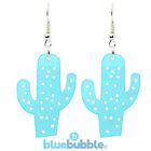 Bluebubble Cactus Garden Earrings Kitsch Kawaii Desert Disco Mexican Fancy Dress