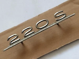 Mercedes Benz 220S Radio Delete Dash Emblem Badge 1957 vintage oem - Picture 1 of 6