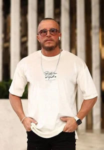 Oversize Shirt Samt Locker Leicht Seiden Optic Party Beach Shirt Sommer - Picture 1 of 4