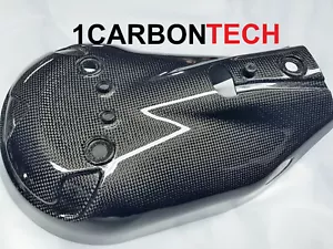 CUBIERTA PROTECTOR ESCAPE TRASERO FIBRA CARBONO DUCATI 959 1299 - Imagen 1 de 4