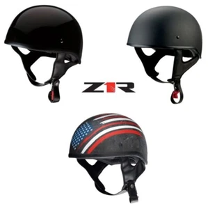 2024 Z1R CC Beanie Half Face Street Motorcycle Helmet - Pick Size & Color - Picture 1 of 12