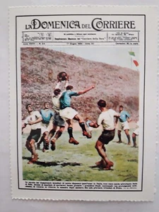 Mini Locandina La Domenica del Corriere Calcio i Mondiali del 1934 - Picture 1 of 2