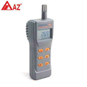 Carbon Monoxide CO CO2 Temp Humidity Dew Point Wet Bulb Detector Logger 6in1 USB - Picture 1 of 3