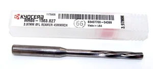 ESMERO DE CARBURO 3,97mm (.1563") 6 FLAUTA 45mm ALCANCE KYOCERA MR66-1563.827 - Imagen 1 de 3