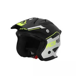 CASCO ACERBIS - JET ARIA ECE 22.06 - NERO GIALLO FLUO - TAGLIA S - Foto 1 di 6