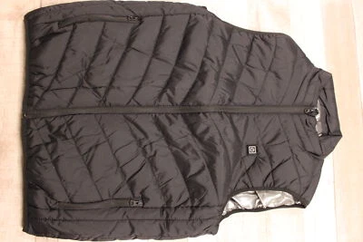 Colete acolchoado aquecido extra confortável - Pequeno - Preto - Novo - Imagem 1 de 4