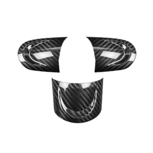 Real Carbon Fiber Steering Wheel Cover Trim for Mini Cooper S JCW R55-R61 - Picture 1 of 5