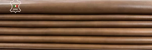 BROWN DISTRESSED ANTIQUED RUSTIC LOOK Lamb leather 2 skins 15+sqf 0.8mm #C2569 - Picture 1 of 7