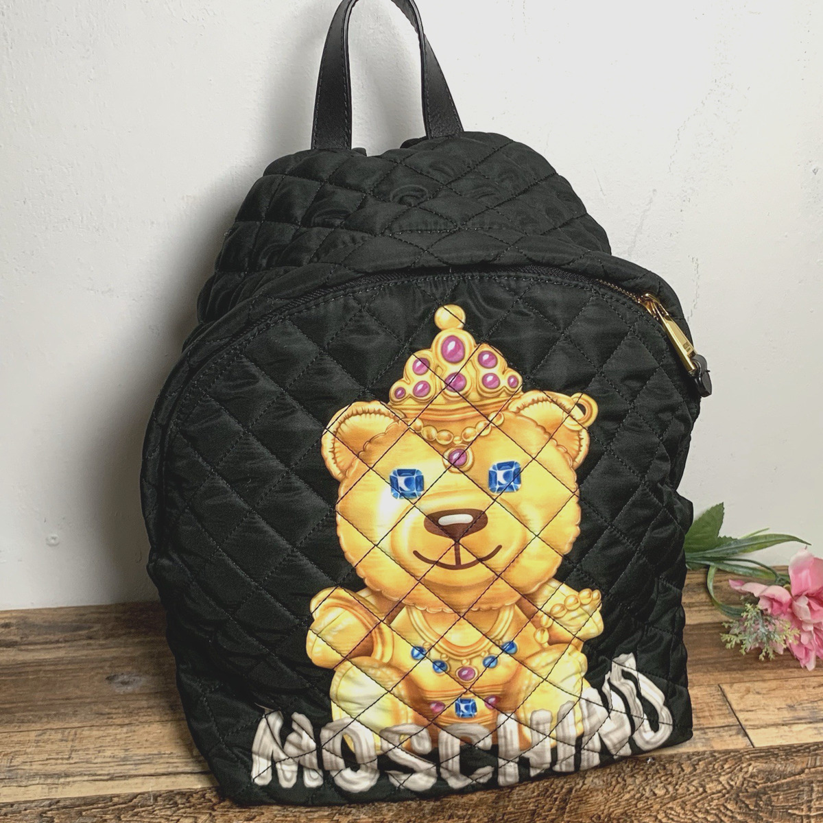Moschino Backpack Quilted Bags & Handbags for Women for sale Moschino Backpack Quilted Bags & Handbags for Women for sale