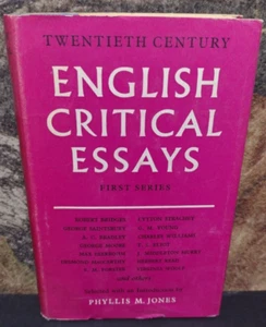 Twentieth Century English Critical Essays: First Series Phyllis Jones 1964 HCwDJ - Bild 1 von 15