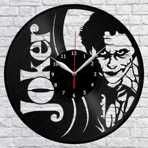 Joker Vinyl Record Wall Clock Fan Art Home Decor 12" 30cm 1167 - Picture 1 of 12