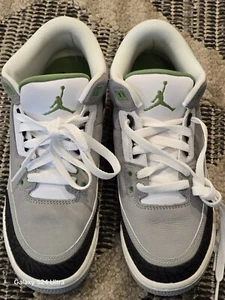 Nike Air Jordan 3 Retro 'Chlorophyll' 398614-006 GS Size 6.5Y - Picture 1 of 7