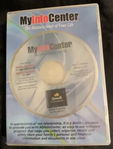 MY INFO CENTER the balance sheet of your life (CD-ROM) New Sealed - Picture 1 of 3