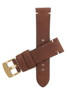 22mm Distressed Leather Watch Band Strap for Alpina Alpiner 1, 4 - Picture 1 of 19