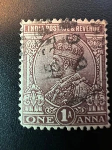 "Selten - Briefmarke Indien, eine 1A ANNA ""Indien Porto & Umsatz" - Bild 1 von 2