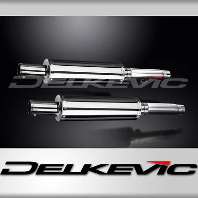 KIT DE ESCAPE SILENCIADOR REDONDO BSAU DE ACERO INOXIDABLE HONDA CB450 K3-K7 1970-1974 350 mm Foto 1 de 4