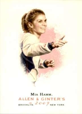 2007 Topps Allen and Ginter #272 Mia Hamm Baseball Card NM-MT Soccer World Cup - Image 1 of 2