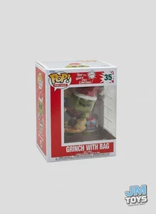Slight Damaged Box GRINCH WITH BAG How The Grinch Stole Christmas Funko Pop! #35 - Picture 1 of 10